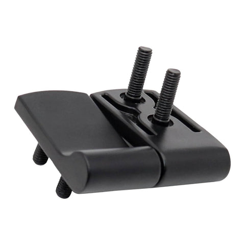 360 Degree Torque Hinges For Cabinets And Furniture, Friction Positioning Hinge In Matte Black Zinc Alloy, Heavy Duty