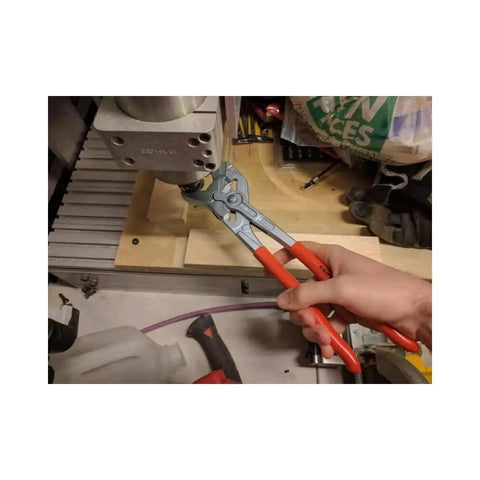 Do It All Pliers Wrench Chrome Finish With Smooth Jaws Replaces Metric And Imperial Spanners used on machine part