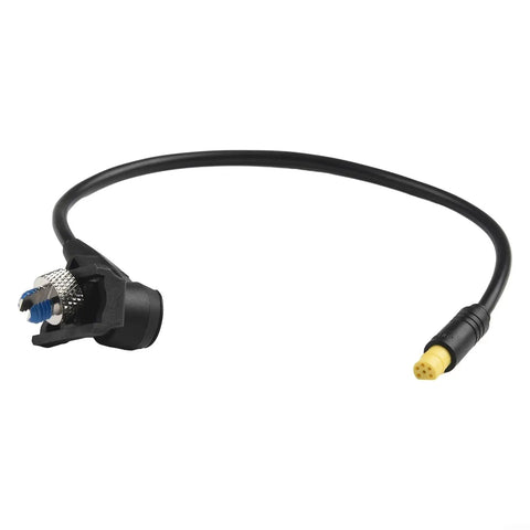 Snazzy E Bike Sensor Connector Built For TSDZ-2 Motor 10cm Wire Plus Plug And Play Fitment For Speed Torque Throttle Sensors No Mods Needed, black cable with yellow connector