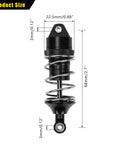 ARRMA Vendetta 3S Infraction 70mm MEGA Front And Rear Shocks Upgrade Kit 22.5mm diameter oil-filled aluminum shock dimensions
