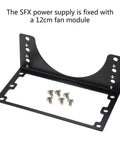 Internal DIY SFX Power Supply Mounting Bracket For 12cm And 14cm Fans Metal Support Stand with screws included