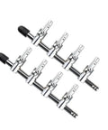 Two Pack Four Way Air Flow Control Valves With Airline Tubing Connectors For Aquarium Fish Tank Simple Setup Dial Precision