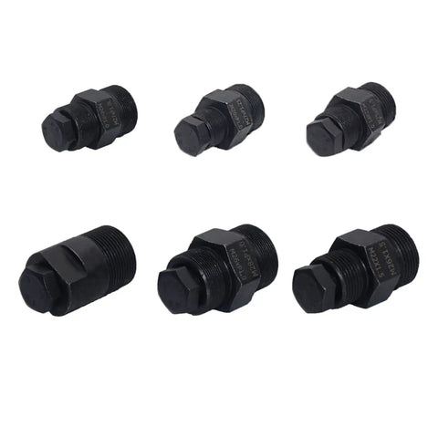 Flywheel Puller Kit For Small Engines, 10 Piece Set, 14mm To 28mm Pullers For Motorcycle, metric sizes, steel view