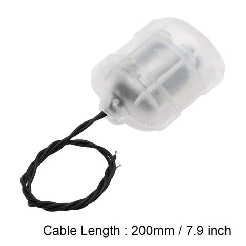 12V DC Vibration Motor Set With 4000 RPM Mini Massager Vibe Motors In White Shell 58x44x30mm Two-Piece Pack 7.9 Inch Cable