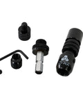 Components of IO Retrofit Quick Change Coupler Aluminum IO RA for Lightweight Fast Release Upgrade to Triad Orbit Advanced Stand System.
