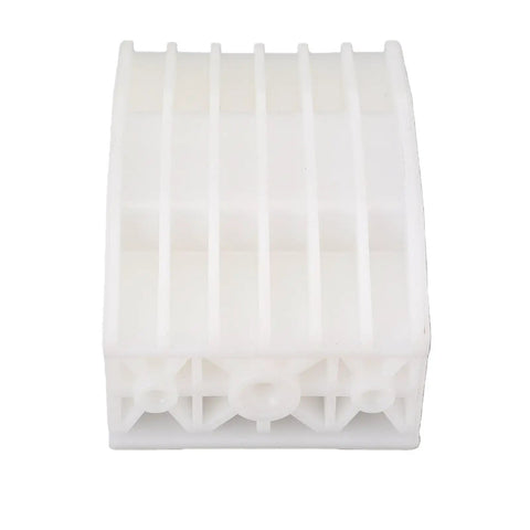 Electric Linear Actuator Slide Block For Reciprocating Motion Systems Motor Push Rod Slider Rail With ABS Material Slick Stable Connection Replacement Part For DIY Projects And Heavy Duty Applications white ABS slide block