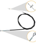 Beefy 71 Inch Throttle Cable Kit Replaces 8252 1390 For Predator 212cc 196cc GX160 GX200 Engines And Go Karts Manco ASW Lawn Mowers Racing Buggy Stainless Steel Core, showing cable detail.