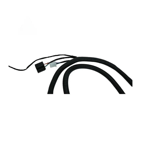 Dual Drive Wiring Harness For Four Wheel Electric Vehicles With Beast Grade Bend Resistant Cables Precision Fit Terminals And No Sweat Plug Up For Solid Hookups, showing flexible black cables and connectors.