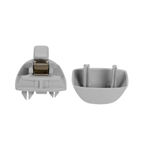 Gray Interior Sun Visor Hook Clip Bracket Replacement For Audi A6 C6 Quattro VW Passat B7 From 2013 To 2017 Polo 2010 2015 ABS Plastic