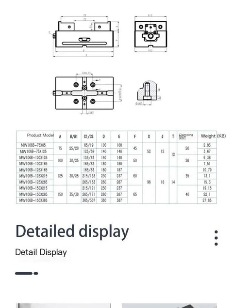 Heavy Duty 4 Inch Self Centering Vise Shop Tough Build With Concentric Parallel Jaws dead nuts grip detailed technical drawing.