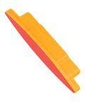 Magnetic Stud Finder Set Drywall Nail Screw Detector(E) in orange and red, compact size for accurate drywall scanning.