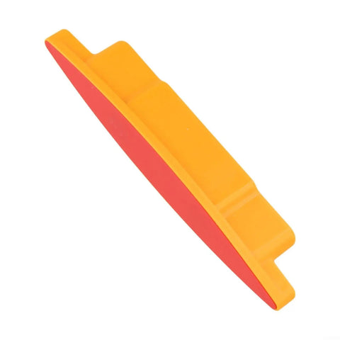 Magnetic Stud Finder Set Drywall Nail Screw Detector(E) in orange and red, compact size for accurate drywall scanning.