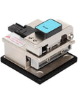 GH-850 High Precision Optical Fiber Cutting Knife for Fiber Optic Cable splicing, featuring a durable steel structure.