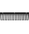 Front view of Wall Mount Cable Hanger And Organizer With 19 Slots For Patch Cables, Audio Cables And Computer Cables, 14 Inch Wide