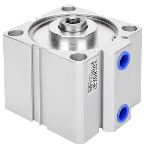Compact Pneumatic Air Cylinder With 80 mm Bore And 40 mm Stroke For Industrial Automation Systems Built For Tough Jobs