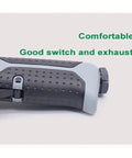Professional Grade Half Inch Drive Pneumatic Impact Wrench Tough As Nails Air Powered Tool handle with ergonomic grip and design features.