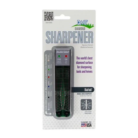 Dia Fold Handy Portable Pocket Diamond Sharpener Double Sided With Extra Fine And Fine Grits packaging front view