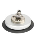 Universal Industrial Vacuum Suction Cup Gripper For Pneumatic Robot Arms with silver and black rubber components.