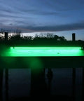 Top Shelf Green Dock Light And Fishing Lantern Waterproof Marine Grade Adjustable Bright Illumination For Nighttime Angling Crew Favorite on dock at twilight.