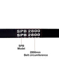 5V Rubber V Belt Drive Conveyor Belt Tough As Nails Durable Transport Strap For Auto Industrial Household And Farm Machinery With Flexible Outer Circumference From 864mm Up To 2083mm For Wide Compatibility And Long Lasting Performance. SPB 2800 rubber V-belt, 2800mm circumference