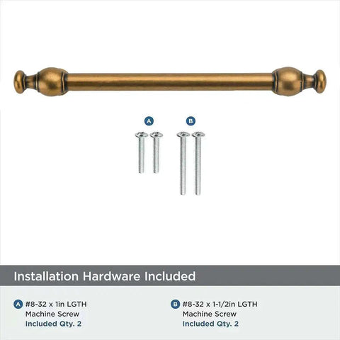 Five Pack Antique Brass Cabinet Pulls 5 Inch 128mm Heavy Duty Solid Zinc Alloy Handles Built To Last Tough As Nails For Kitchen Cabinets Drawers Cupboards And Bathroom Vanity Anti Oxidation Finish Durable Hardware For Everyday Use, installation hardware
