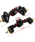 Brass Portal Axles Front And Rear Set For 1 By 18 RC Crawler Heavy Duty Upgrade With Full Brass Housings and Hard Steel Shafts.