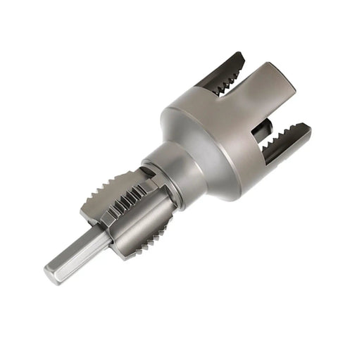 Super Tough 20Mm And 25Mm Water Pipe Threader Attachment For Electric Drill, durable steel construction for effortless threading.