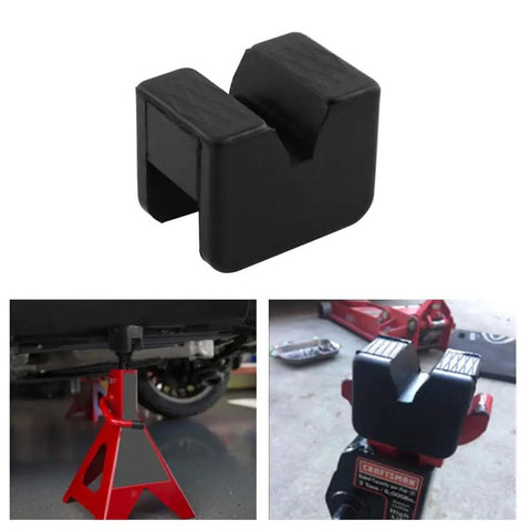 Jack Pad Cover Kit For Car Jacks, Rubber Cushions Protect Pinch Welds And Frame Rails When Lifting, Industrial Grade Rubber 2.48 X 1.85 X 3.38 Inches.