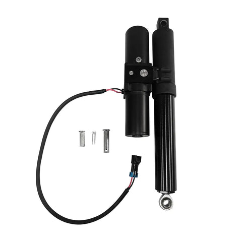 Heavy Duty Hydraulic Cargo Bed Lift Actuator Replacement For Kawasaki Mule Pro Dx Dxt Fx Fxt Fxr 2015 To 2023 with connectors and seals.