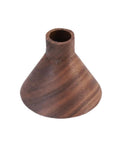Durable walnut wood cone base for Slay Your Kitchen Game With This Top Shelf Airtight Coffee Bean Cellar Featuring Durable Walnut Wood And Sleek Glass Tubes To Lock In Peak Freshness For Serious Baristas.