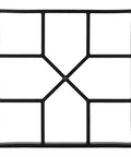Square black plastic mold for Dope Geometric Stone Molds For Concrete Stepping Stones Pavers Walkways Patios Lawns And Gardens Outdoor Decor