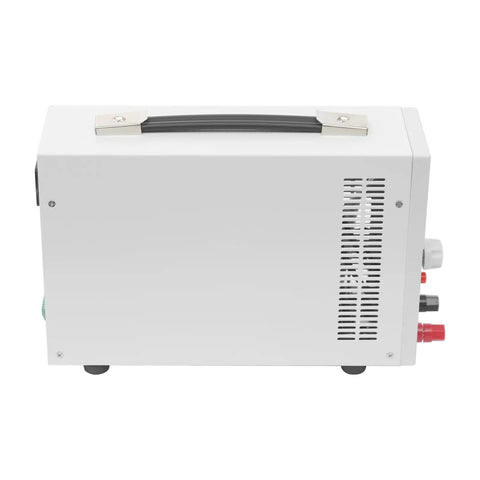 400W DC Electronic Load Tester With Single Channel USB Load Tester Battery Power Supply Analyzer Voltage Internal Resistance Tester ET5410A Top Notch Pro Grade Lab Quality For Battery Testing And Voltage Sweep Measurements, white metal side view