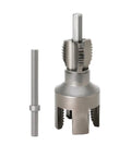 Pipe Threading Cutter Tool Set With Hex Shank, 6.35mm Portable Threader For 1/2 NPT Pipes - Deburring Steel Core, Clean Burr-Free Threads, Leakproof Results, Ideal For Renovation, Maintenance, And DIY Plumbing. 6.35mm hex shank pipe thread cutter set with steel deburring core