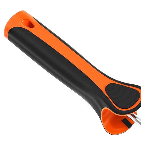Drywall Corner Roller Set With Heavy Duty Frame and Dual Roller Heads Glides Over Inside and Outside Angles Spreads Joint Compound and Paint Like a Champ Seamless Finish Tool for Serious DIY Hustle No Fuss Job handle with ergonomic design and grip