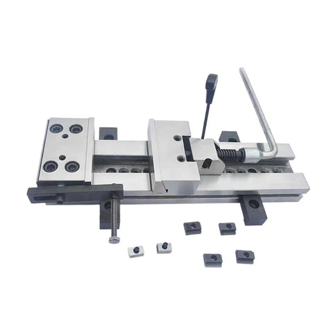 Heavy Duty Cnc Workbench Vise Rock Solid Clamping Fixture For Industrial Grinding And Precision Milling Shops Total Game Changer That Locks Parts Tight Every Day, gray iron construction