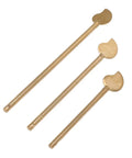Brass Chinese Cabinet Latch Set 3 Pack Locking Pins For Drawers Wardrobes And Doors Leaf Shaped Cabinet Latch Leaves Classic Craftsmanship