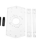 Rock Solid Full Size Router Sled Kit With Three Eighths Inch Acrylic Plates For 20mm Linear Rails SCS20UU SBR20UU components