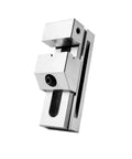 Heavy Duty Machine Vise With Quick Adjust Sliding Jaws Built Tough For Lathes Mills And Cnc Workbenches showing durable stainless steel jaw design.