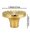 Must Have Golden Round Cabin Knobs 12 Pack Polished Gold Hardware Handles For Kitchen Cabinets Dressers Vanities And Drawers Classic Round Gold Pulls For Modern Home Upgrades, 1.45in, polished gold plastic knob