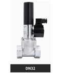 Gas Emergency Shutoff Solenoid Valve With Threaded Inlet, Normally Closed, Beefed-Up Linkage, Industrial Grade For Commercial Gas Lines, DN32 Connection, 0.1 MPa Operation, DN32 valve view