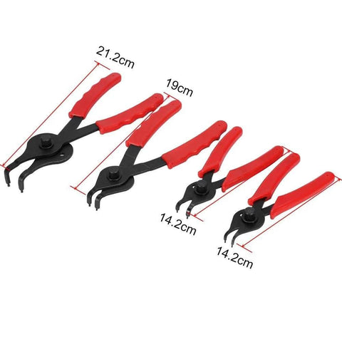Heavy Duty Snap Ring Pliers Set 11 Piece For Internal And External Circlip Rings Retaining Ring Removal Tools