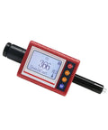 Heavy Duty Portable Digital Leeb Hardness Tester High Precision Industrial Sclerometer With Bright OLED Display For Field Metal Testing Measures Hrc Hrb Hld Hv And More, showing a close-up of the screen and controls.