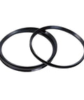 Industrial Grade NBR Rubber Rotary Shaft Water Seal For VL Series Machinery, showing two black rings designed for sealing under heavy load.