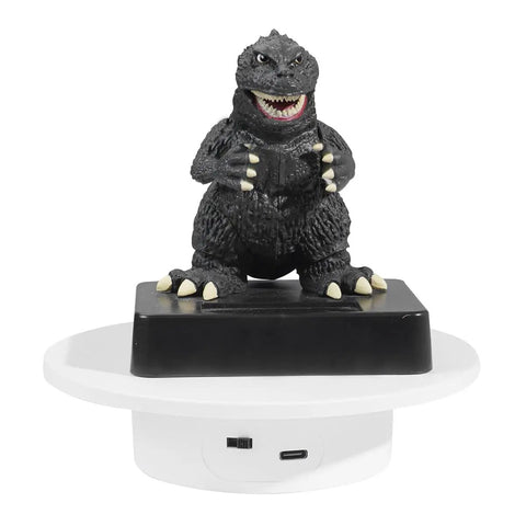 Motorized Rotating Display Stand the Go To for Jewelry, Crafts and Collectibles with toy figurine on 5.9 inch platform