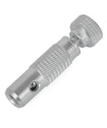 Large Bore Safe Core Valve Stem Removal Tool For Aircraft Tire Valve Core 968RB with knurled metal finish