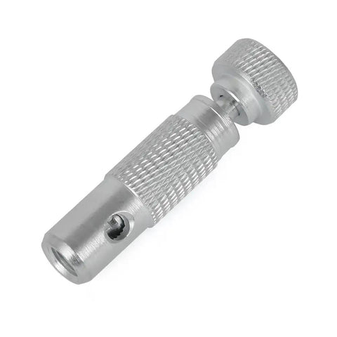 Large Bore Safe Core Valve Stem Removal Tool For Aircraft Tire Valve Core 968RB with knurled metal finish
