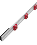 Auxiliary Rip Fence 48 Inch Table Saw Extension For Infeed Or Outfeed Material Support With Built In T Track Slots And Sliding Clamping Blocks Pro Grade USA Made ARF 48