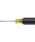American Made Flat Head Terminal Block Screwdriver One-Eighth Inch Cabinet Tip 4 Inch Round Shank TB-DIN Precision Machined Tip