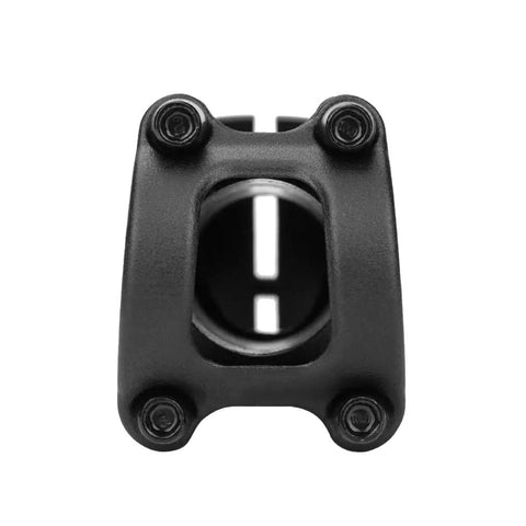 Front view of 31.8Mm Mountain Bike Stem 80mm Length With 17 Degree Rise Riser Handlebar Extender, 6061 T6 Aluminum