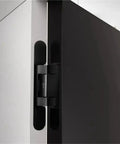 Silent Close Hydraulic Adjustable Hinge With Invisible Mount And Auto Shut For Smooth Cabinet Doors Buttery Smooth Heavy Duty Furniture Hardware Easy Swap Install 177Mm close-up view on cabinet edge